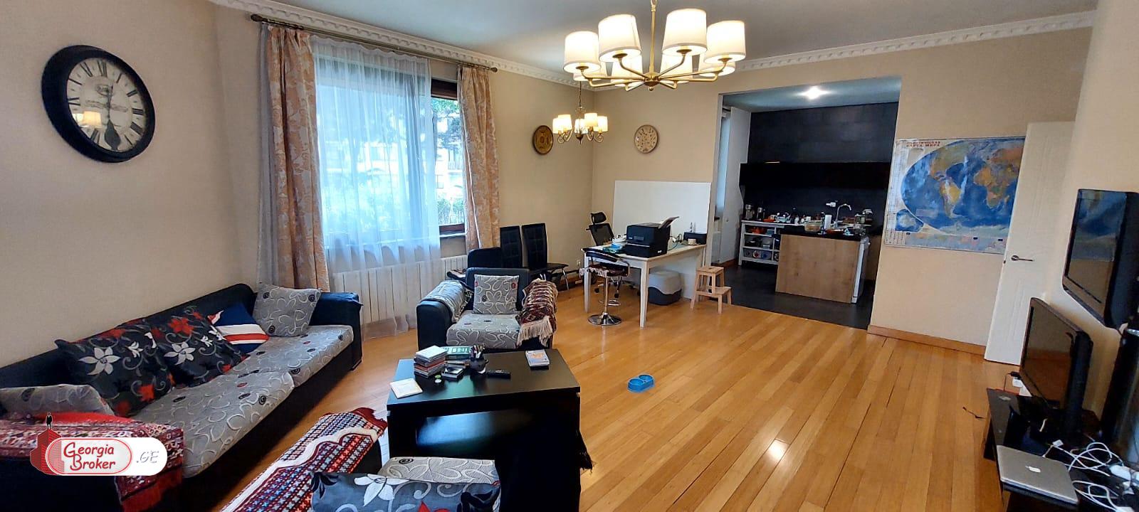 nearly repaired 5-room apartment for sale